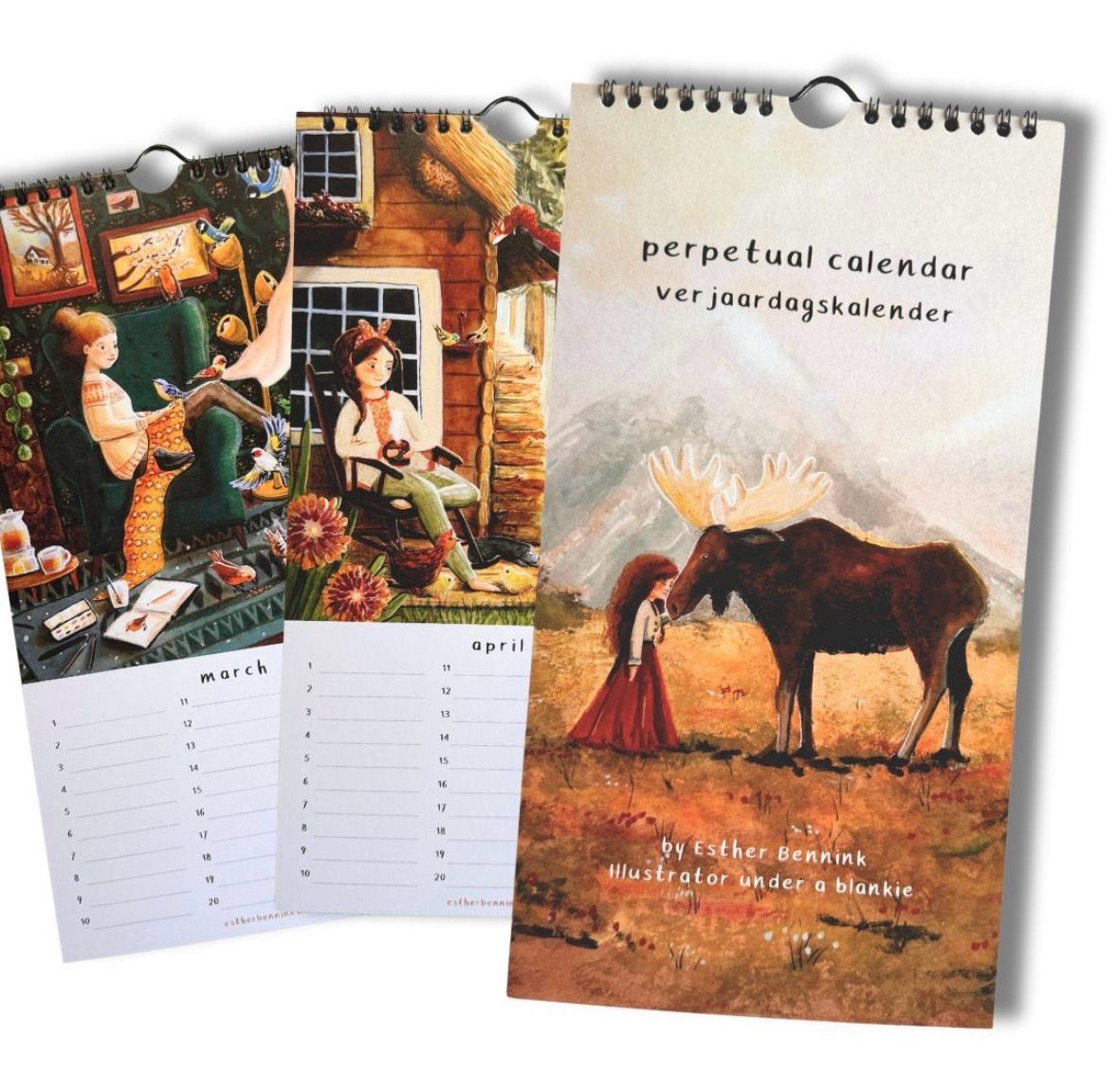 Calendrier perpétuel Esther Bennink 