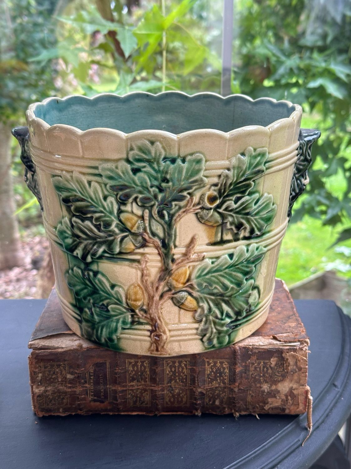 Pot en barbotine citronnier 