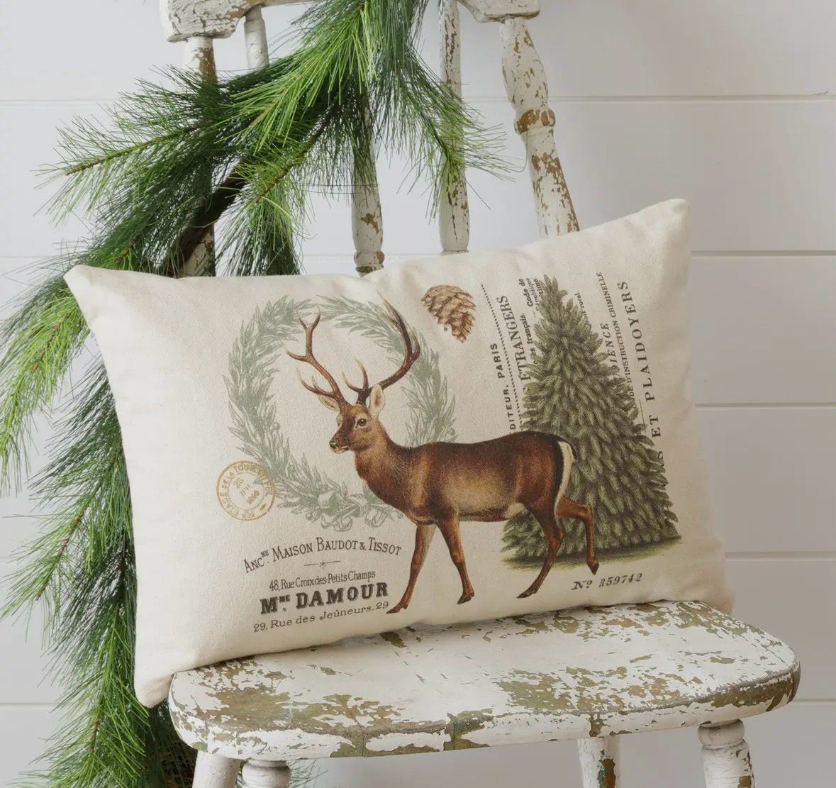 Coussin woodland Deer 45 cm
