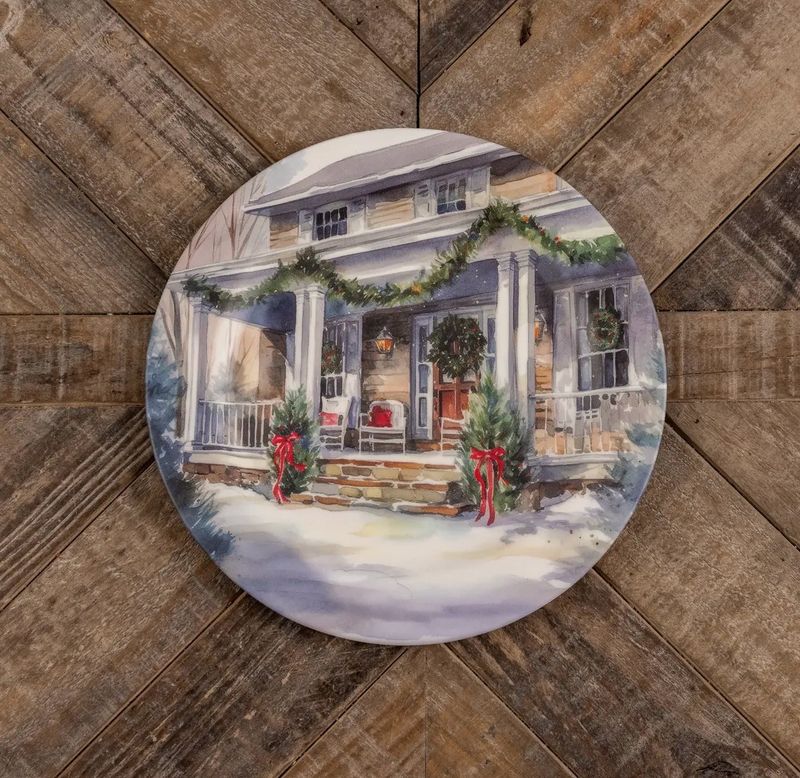 Plaque de porche Noël en Louisiane 