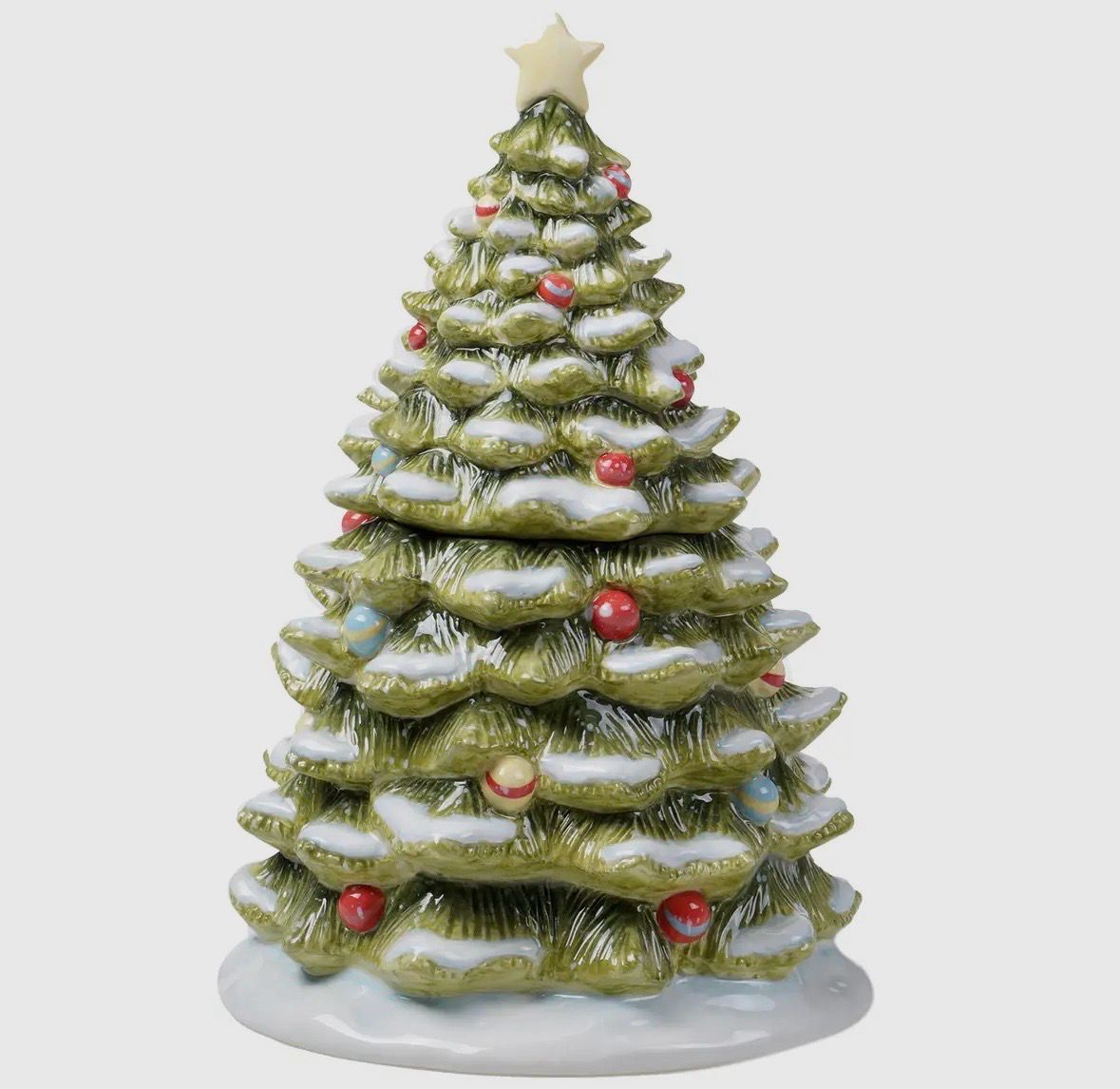 Boite s as cookies sapin de Noël 30 cm céramique 