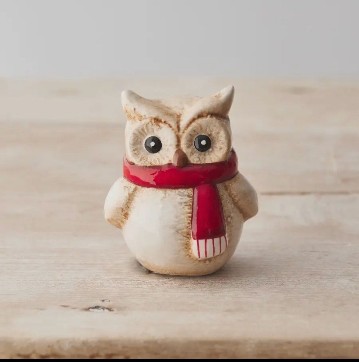 Hibou de Noël 10 cm