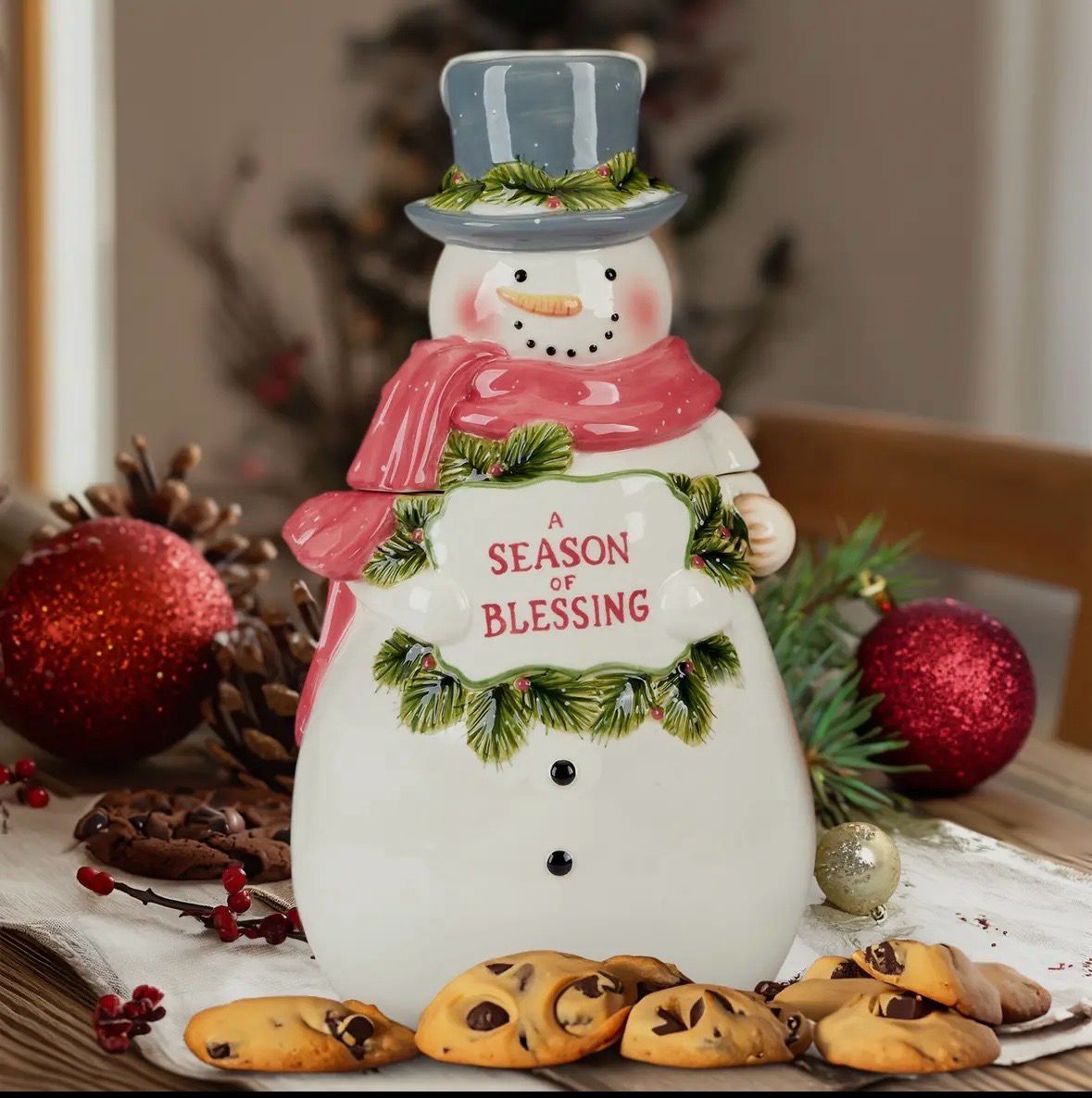 Boite à cookies 35 cm céramique 