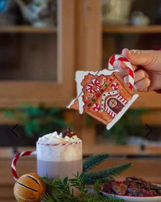 Carte théière de Noël Carofromwoodland 