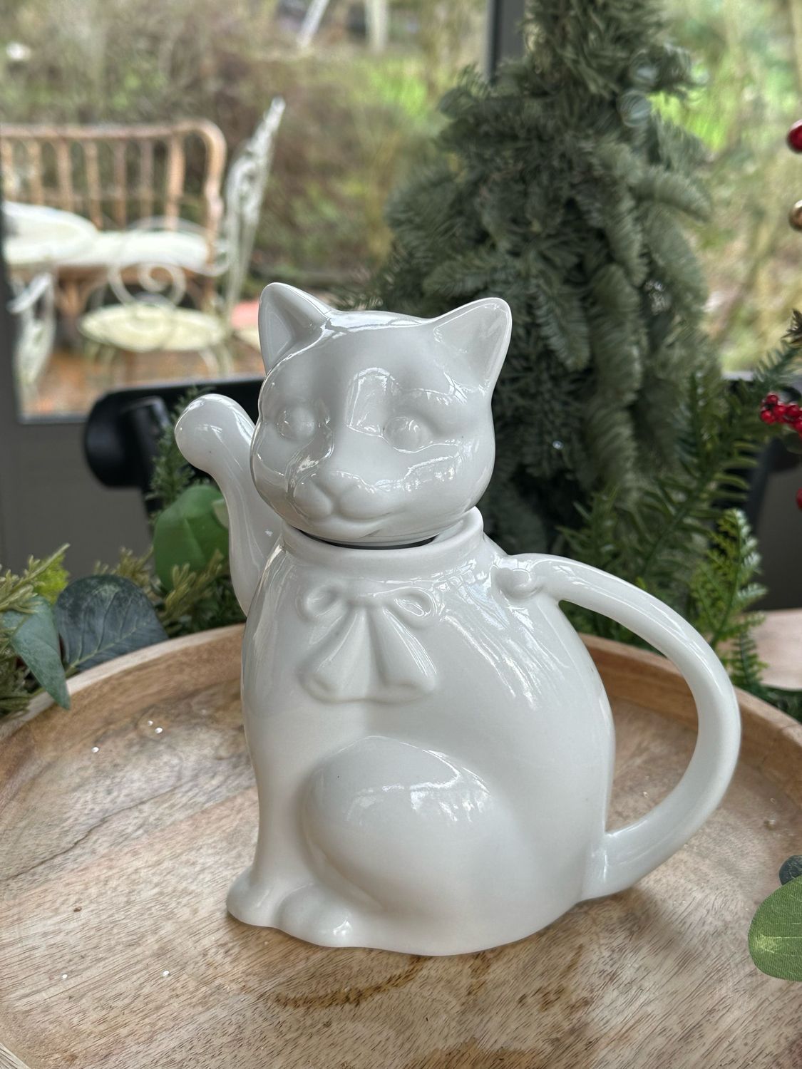 Théière chat en céramique 