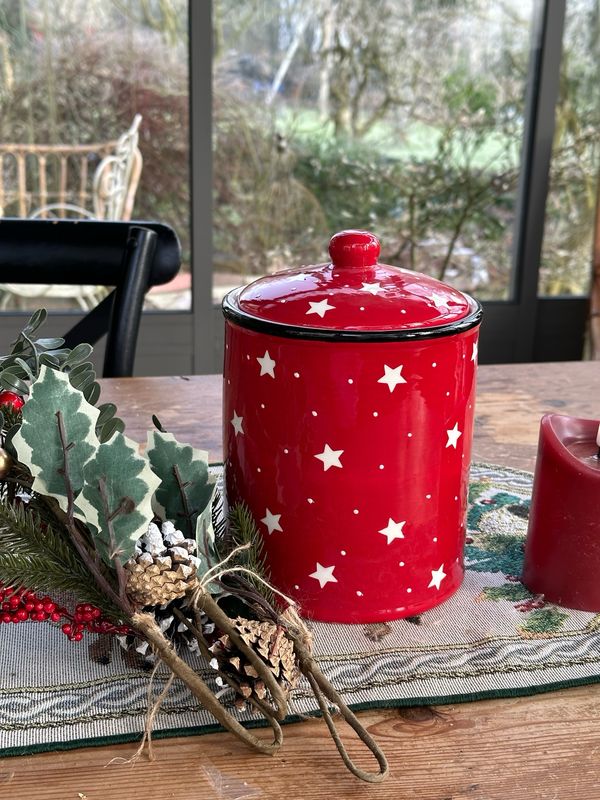 Pot à biscuits en céramique 2 litres 
