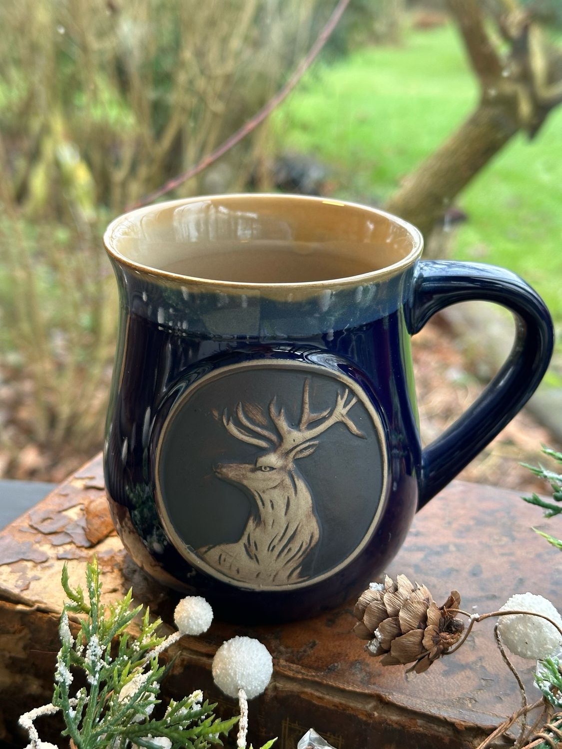 Mug Deer bleu