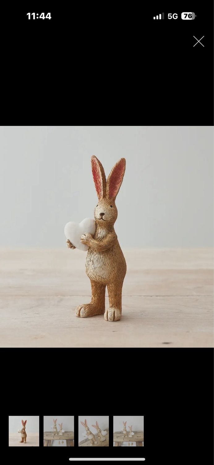 Lapin Valentin 14 cm