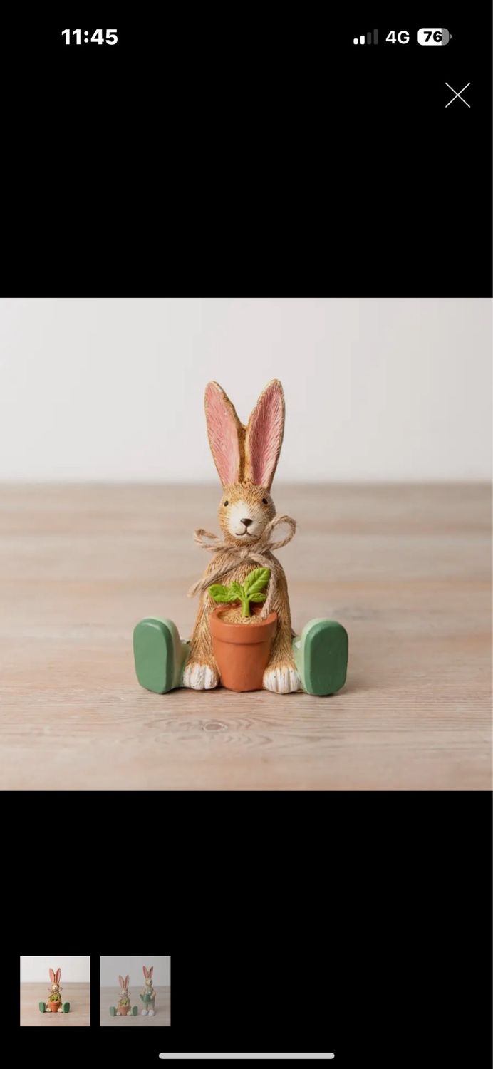 Lapin jardinier 13 cm