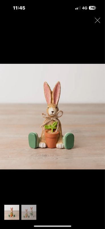 Lapin jardinier 13 cm