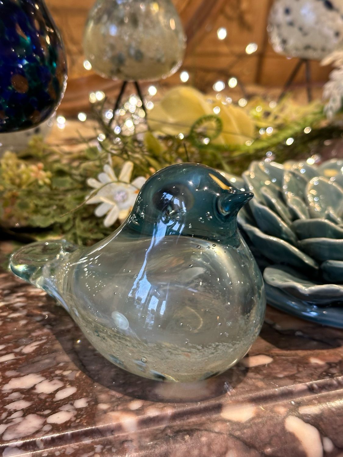 Oiseau sulfure verre