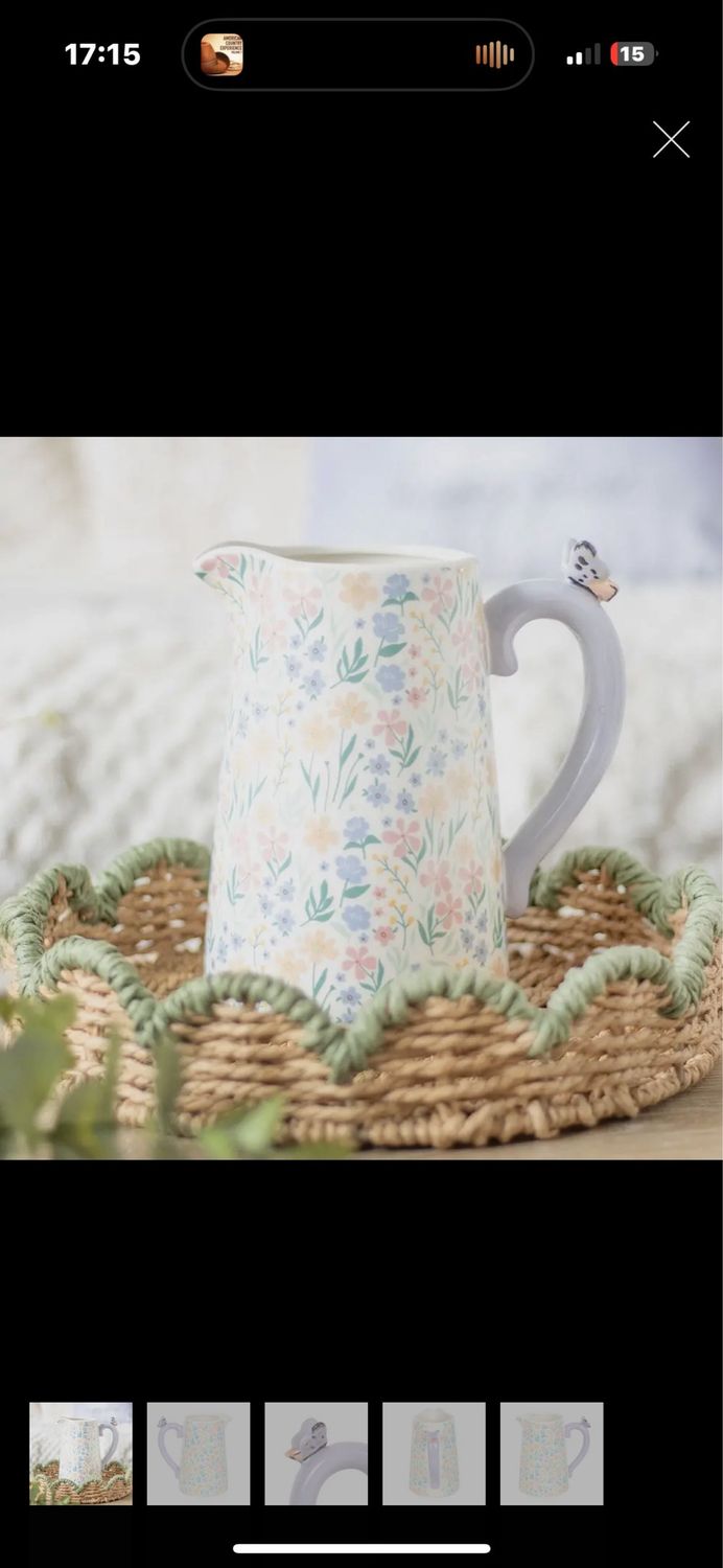 Pichet papillon Liberty