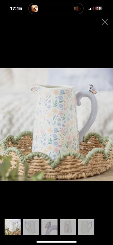Pichet papillon Liberty