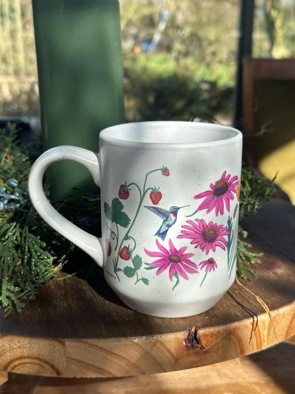 Mug en gré Fleurs de jardin