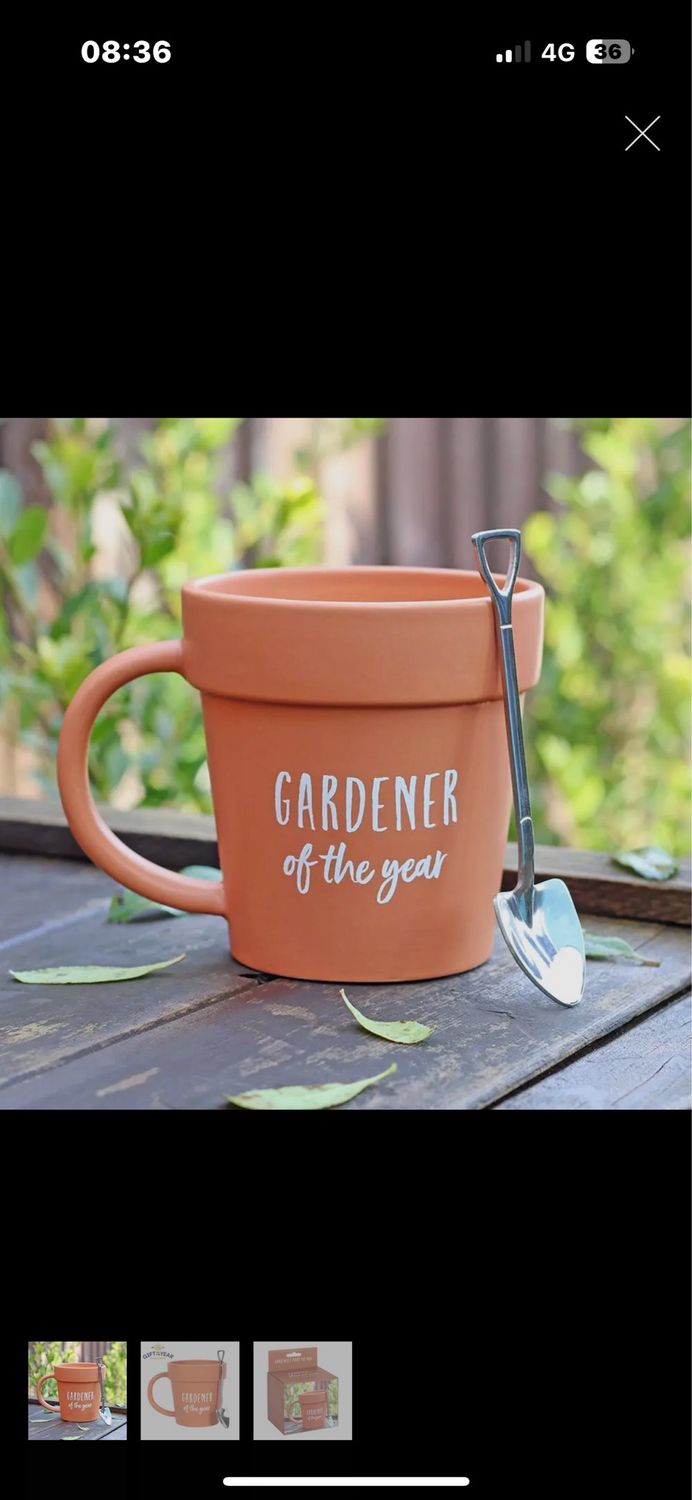 Mug jardinier+cuillere 