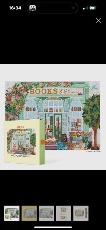 Puzzle books and blooms 1000 pièces 