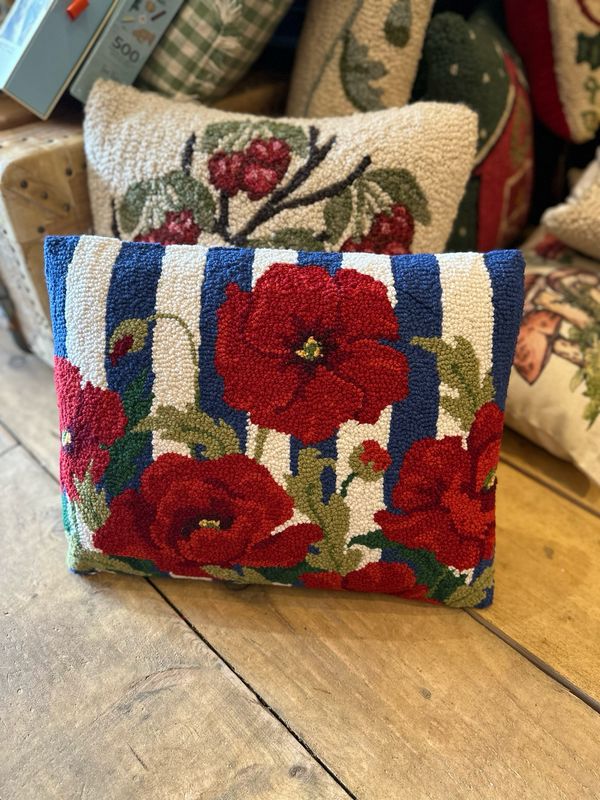 Coussin coquelicots 40/30 cm