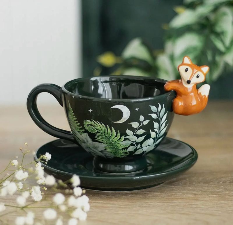 Tasse et soucoupe renard ? 