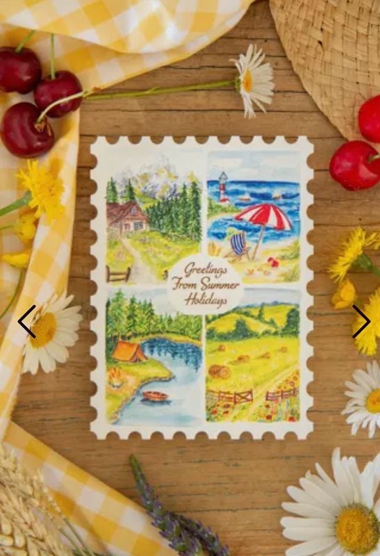 Carte timbre Carofromwoodland 