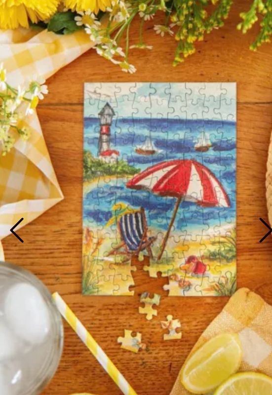 Puzzle été à la mer Carofromwoodland 