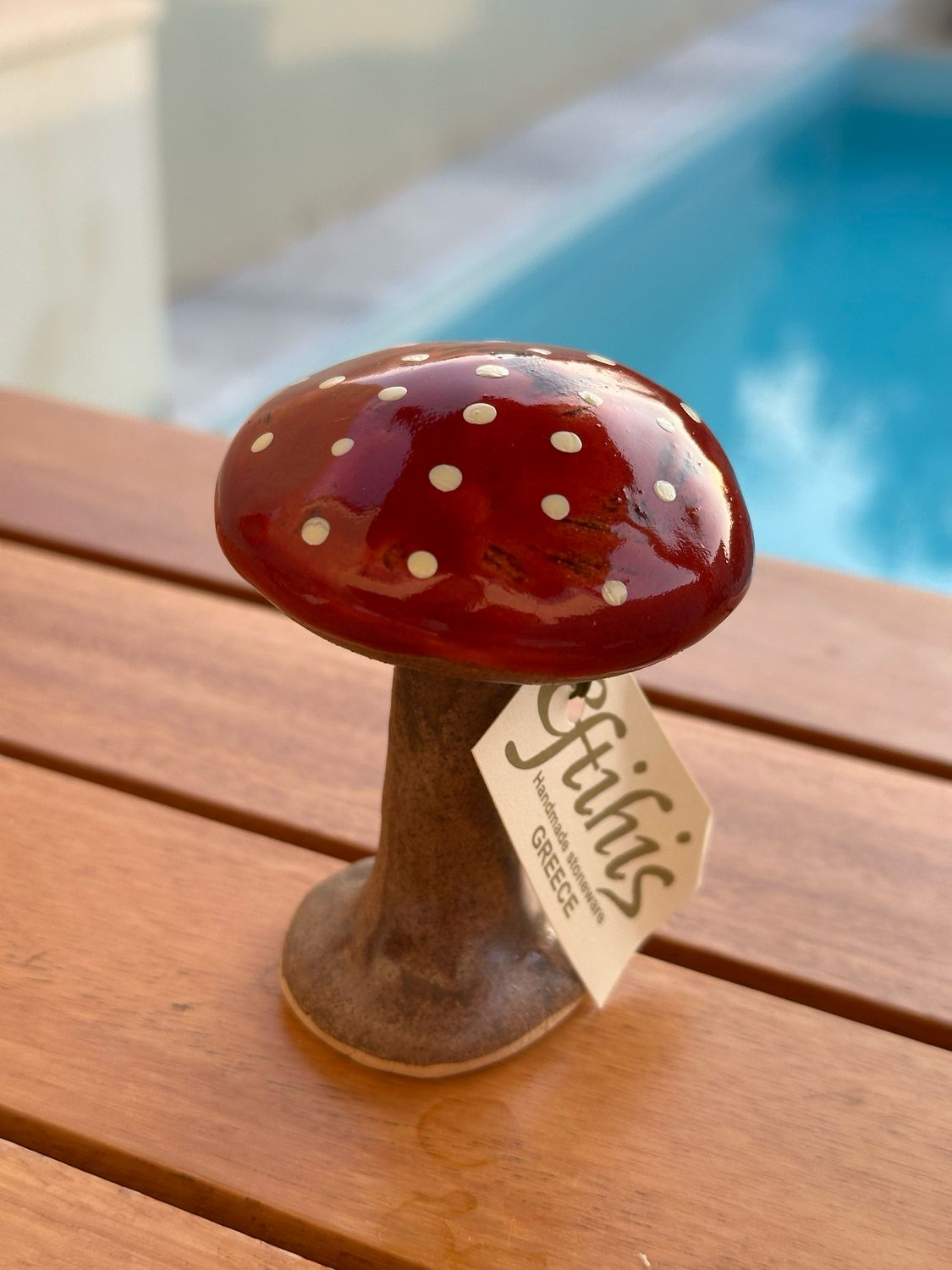 Champignon en céramique 