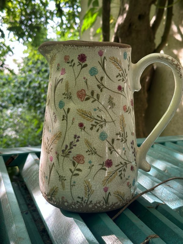 Pichet fleurs des champs 