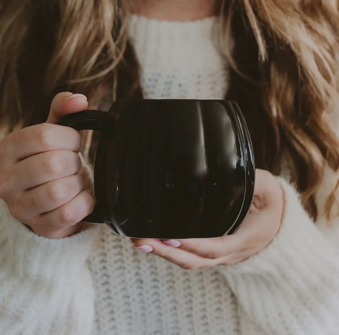 Mug citrouille noir