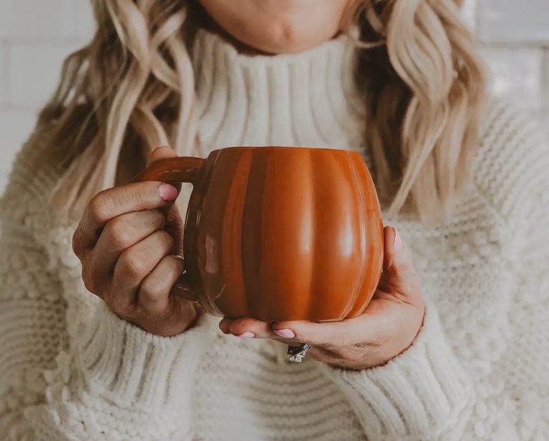 Mug citrouille orange fumée 
