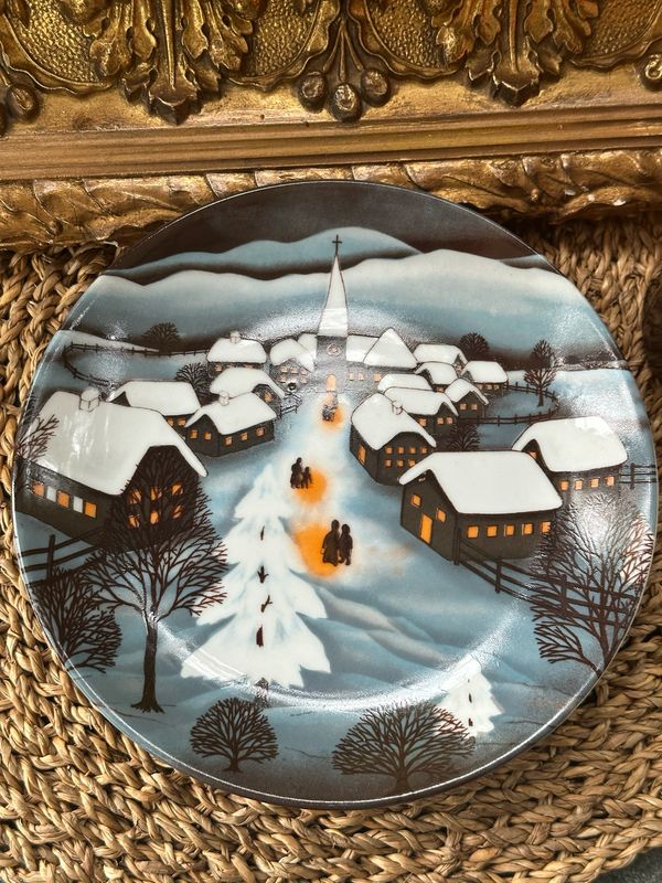Assiette Halloween cottage