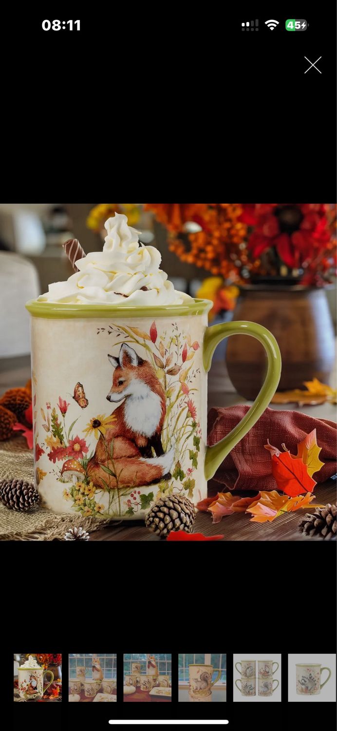 Mug renard doux