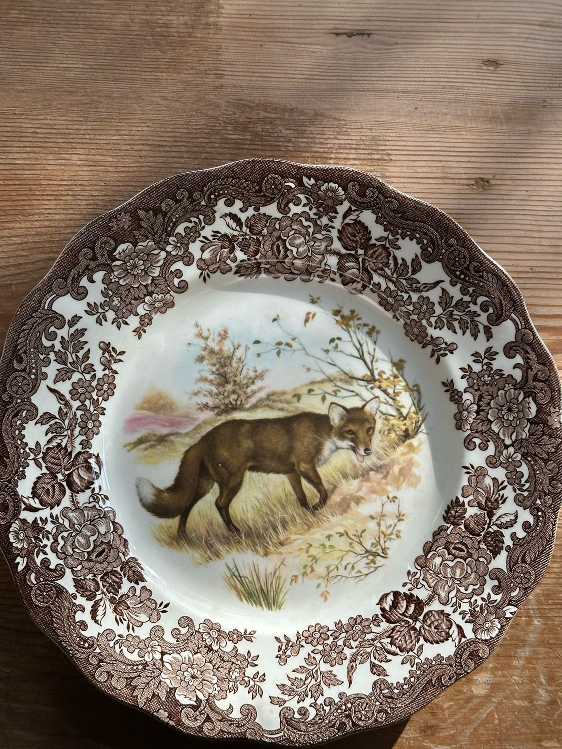 Assiette collector Renard ? 