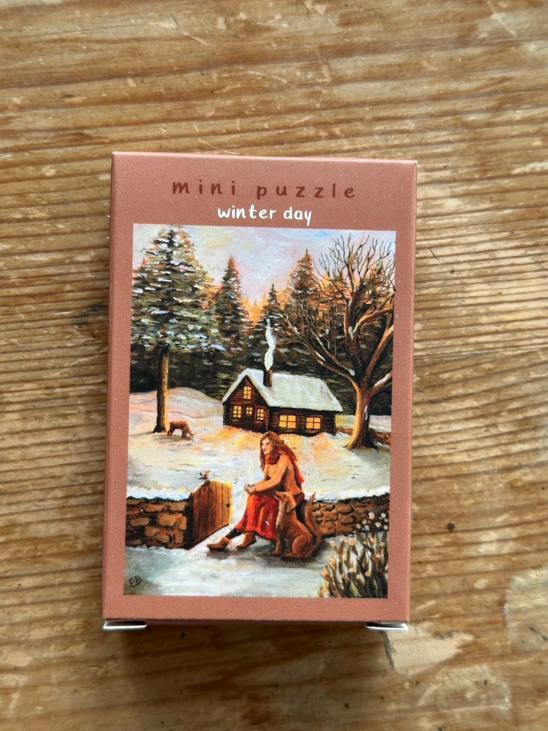 Mini puzzle Esther bennink jour d’hiver 