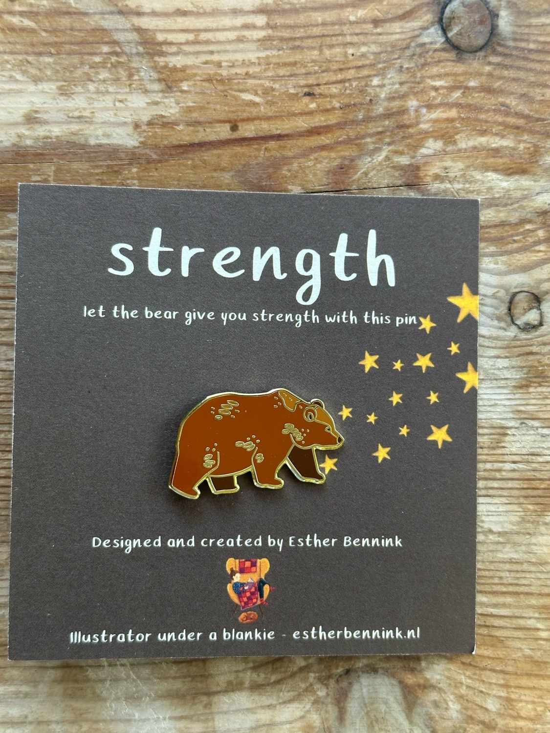 Broche ours Esther bennink 