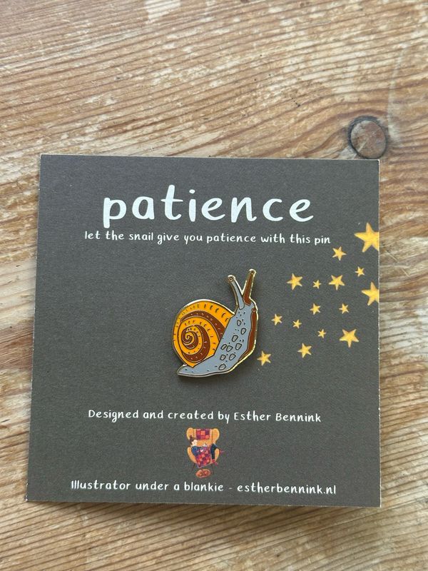 Broche escargot Esther bennink 