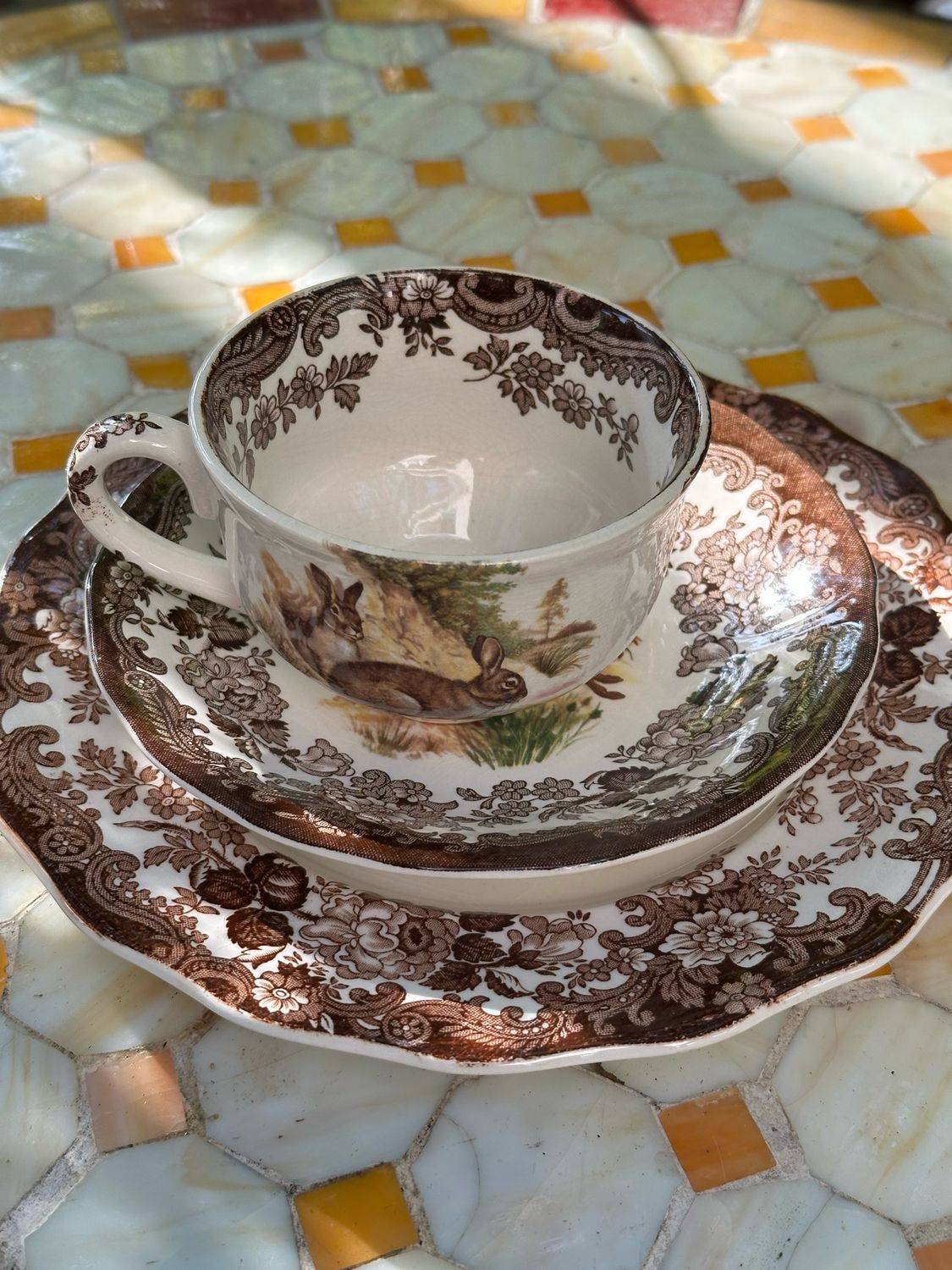 Ensemble 3 pièces porcelaine 