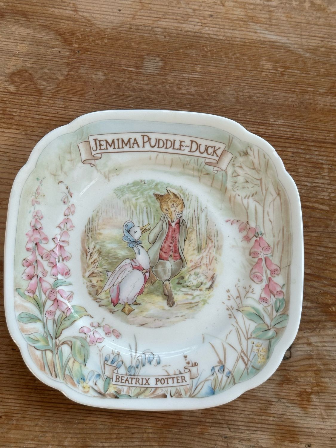 Assiette Peter rabbit Jemina