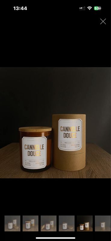 Bougie cannelle douce 220 g