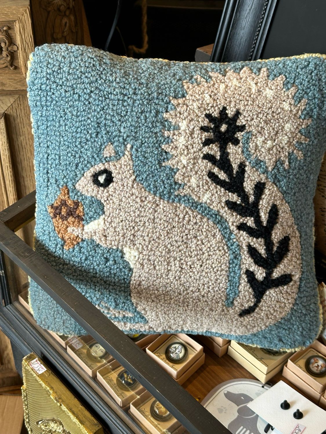 Coussin écureuil 