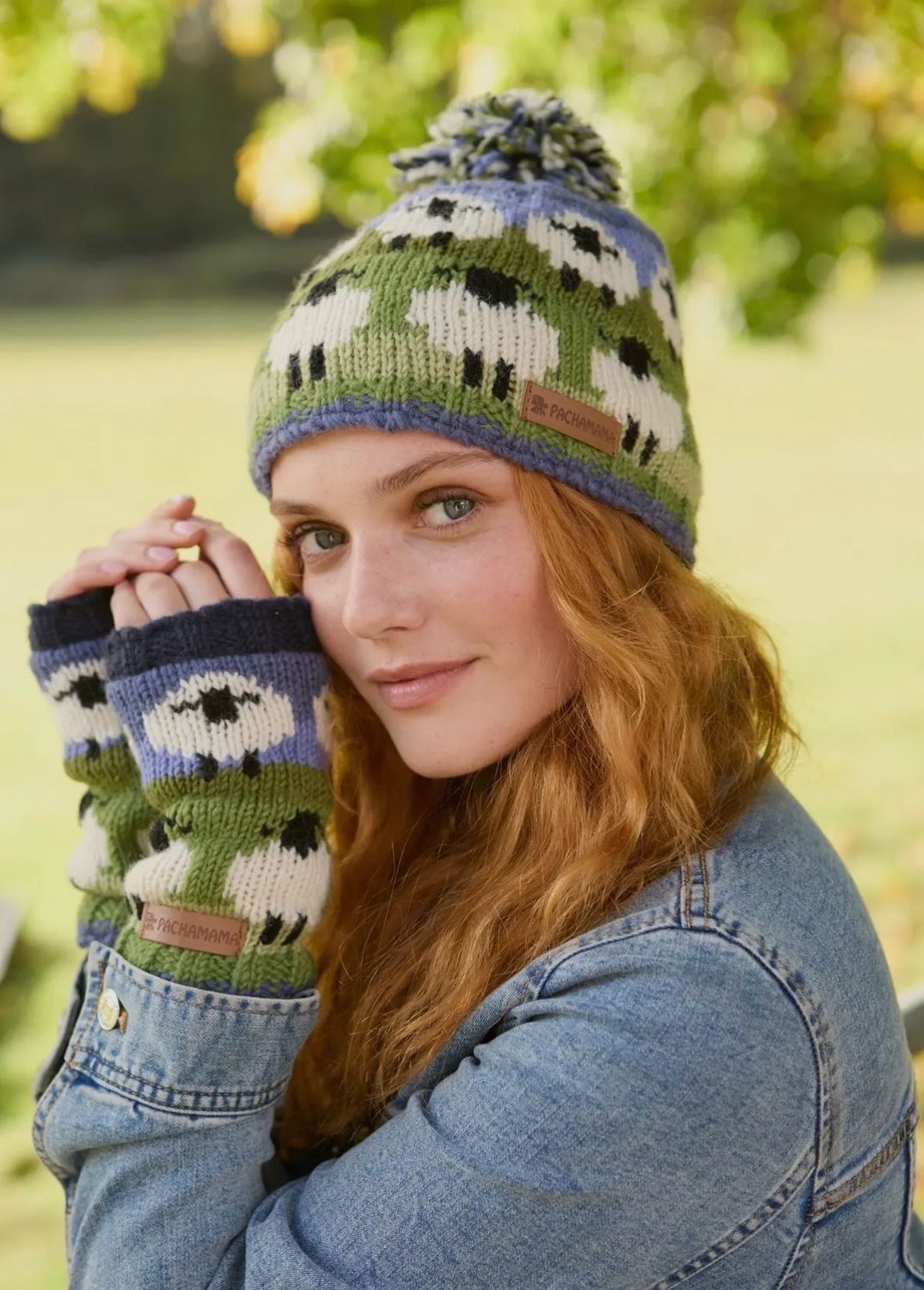 Gants sans doigts mouton 