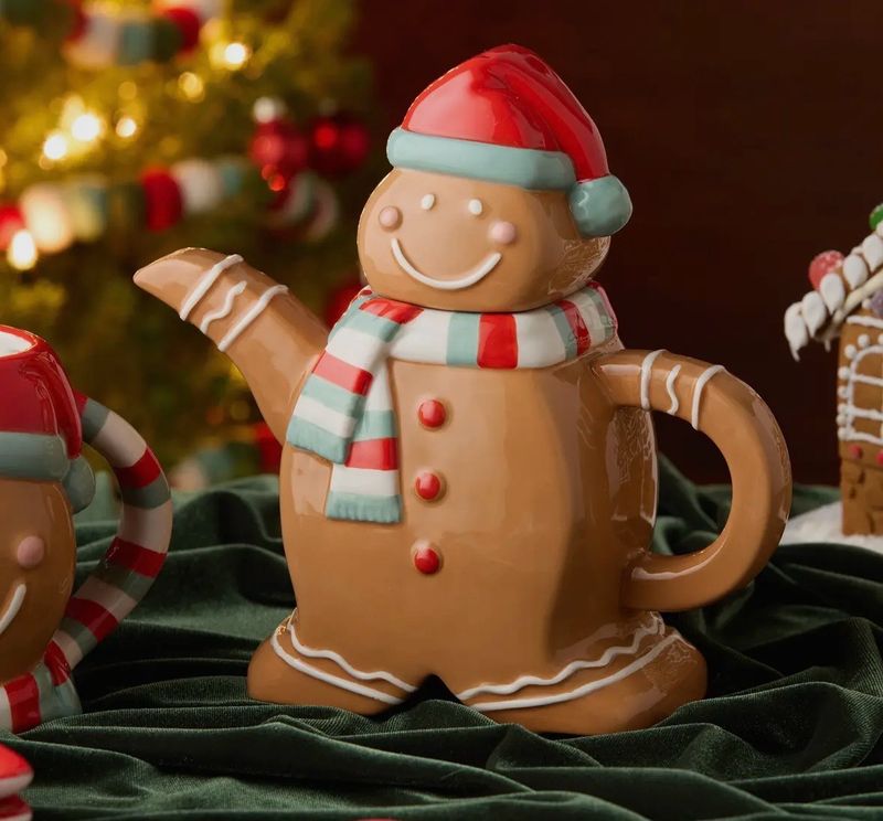 Théière bonhomme pain d’épices 