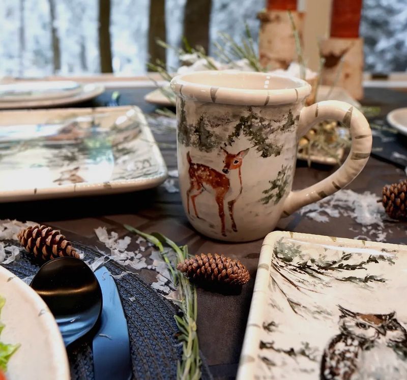 Mug winter woodland 