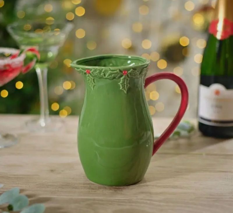 Pichet en céramique Houx 