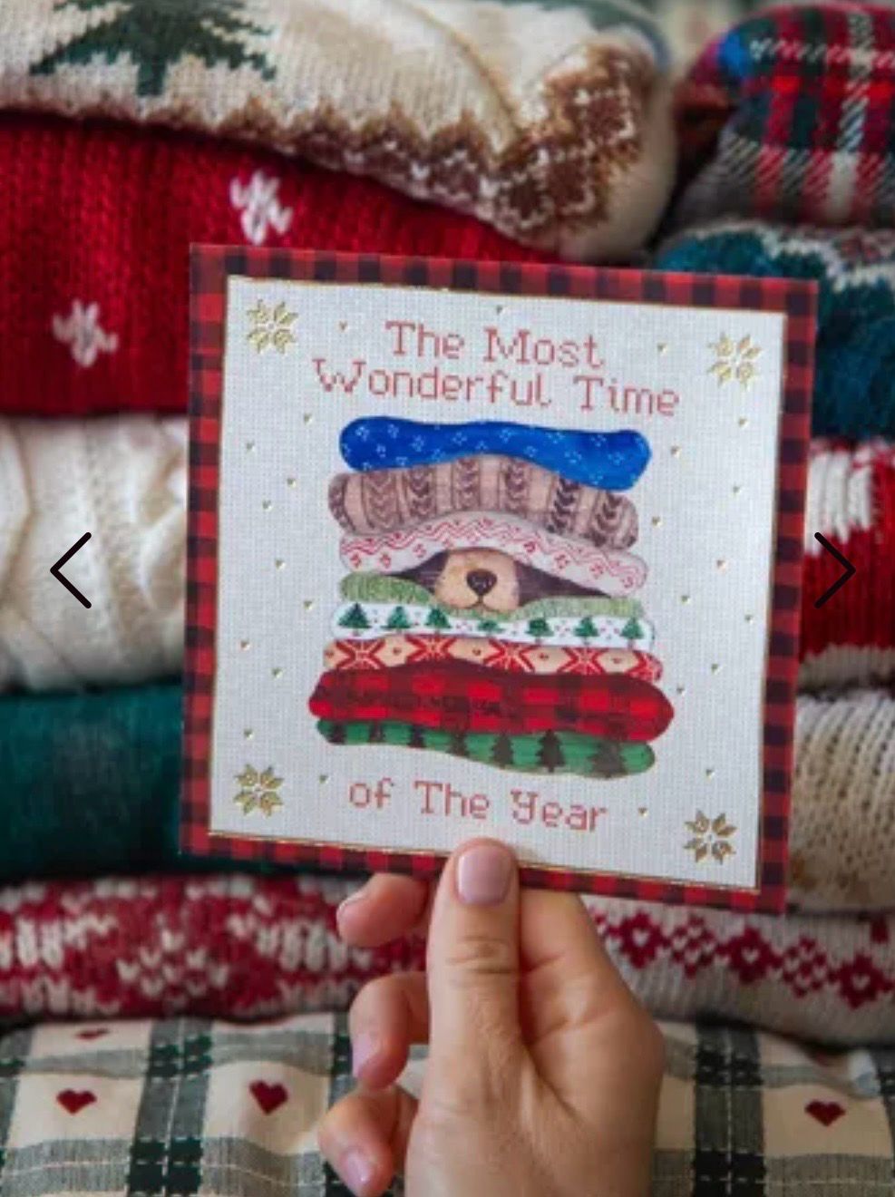 Carte de Noël Holly