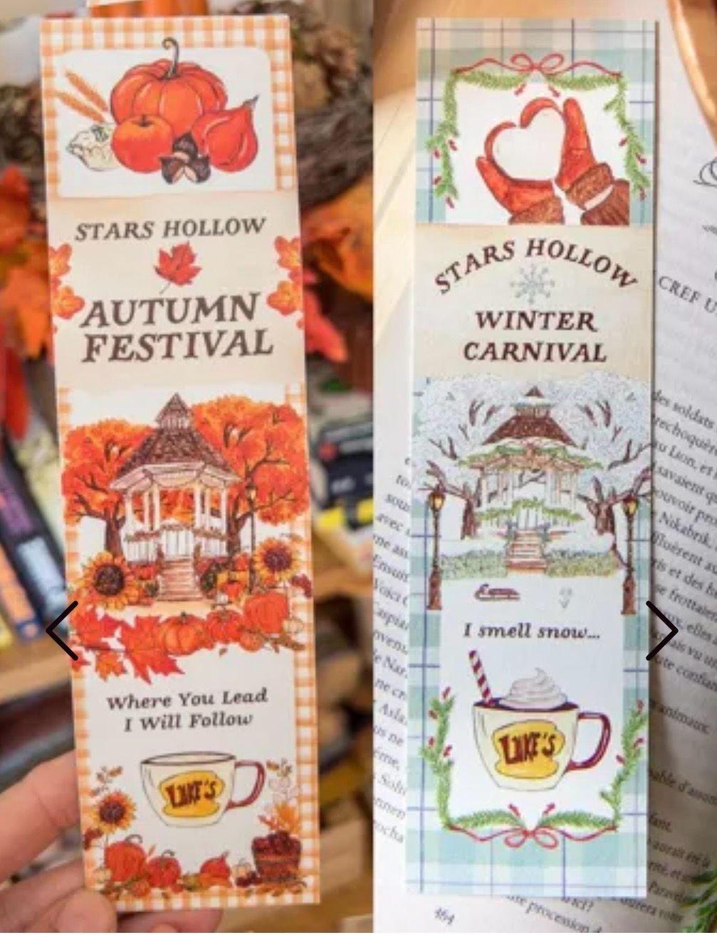 Lot de 2 marque page 