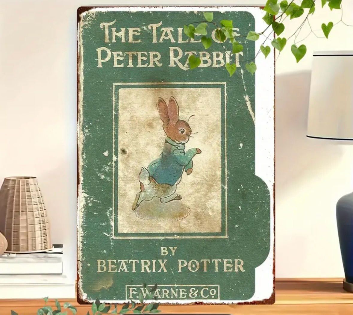 Plaque décorative métal 