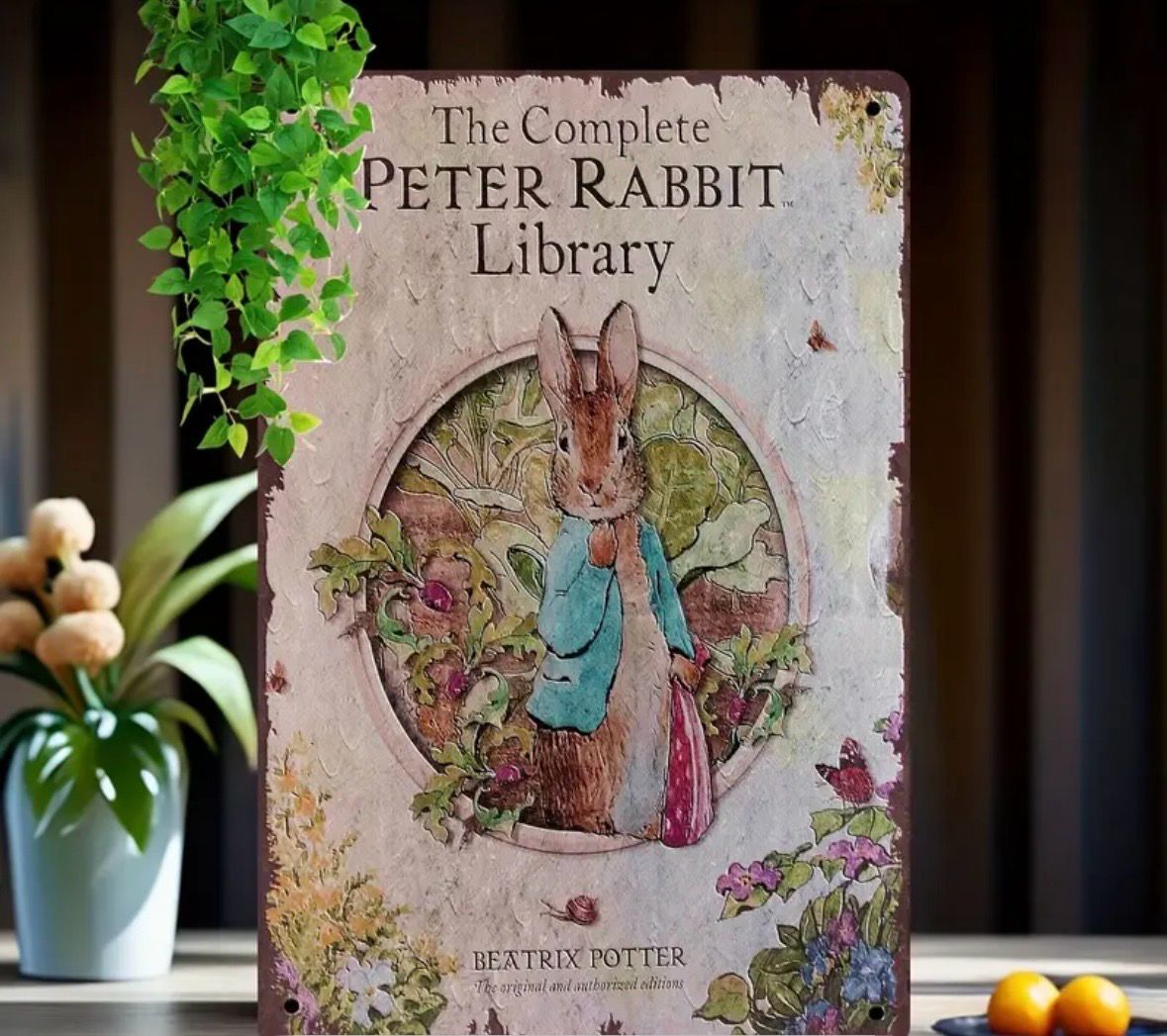 Plaque décorative métal 