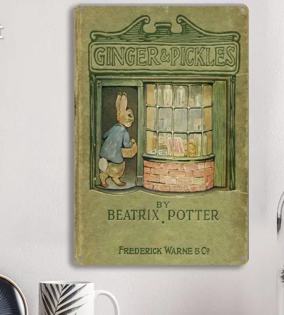 Plaque décorative métal 