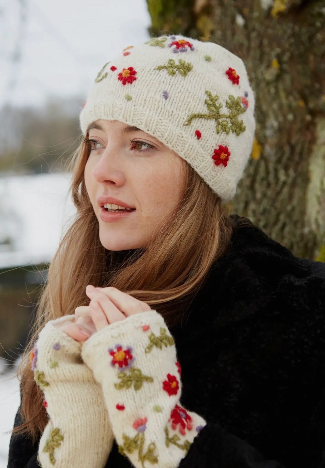 Bonnet fleur d’hiver 