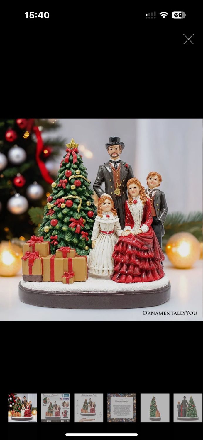 Famille victorienne 20/30 cm