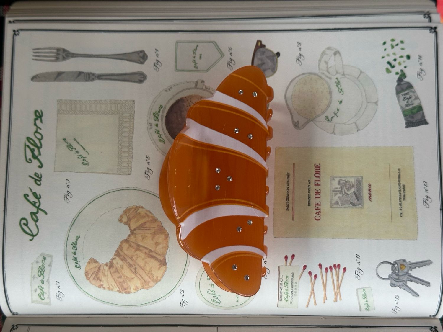 Grande pince croissant 